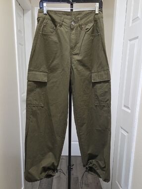 Nwt Kuwalla Baggy Olive Cargo Pants - Utility Style